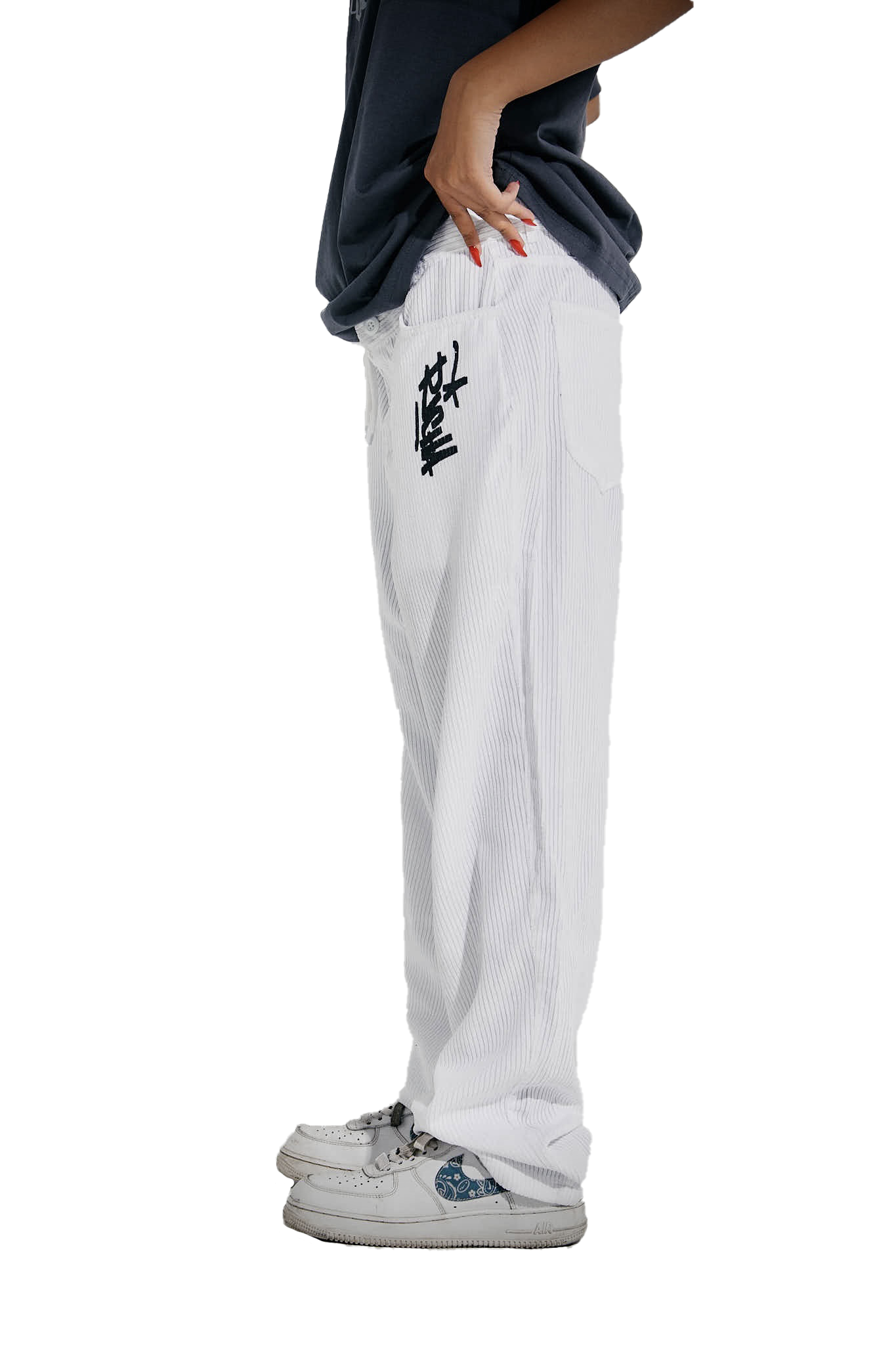 White Corduroy Pants