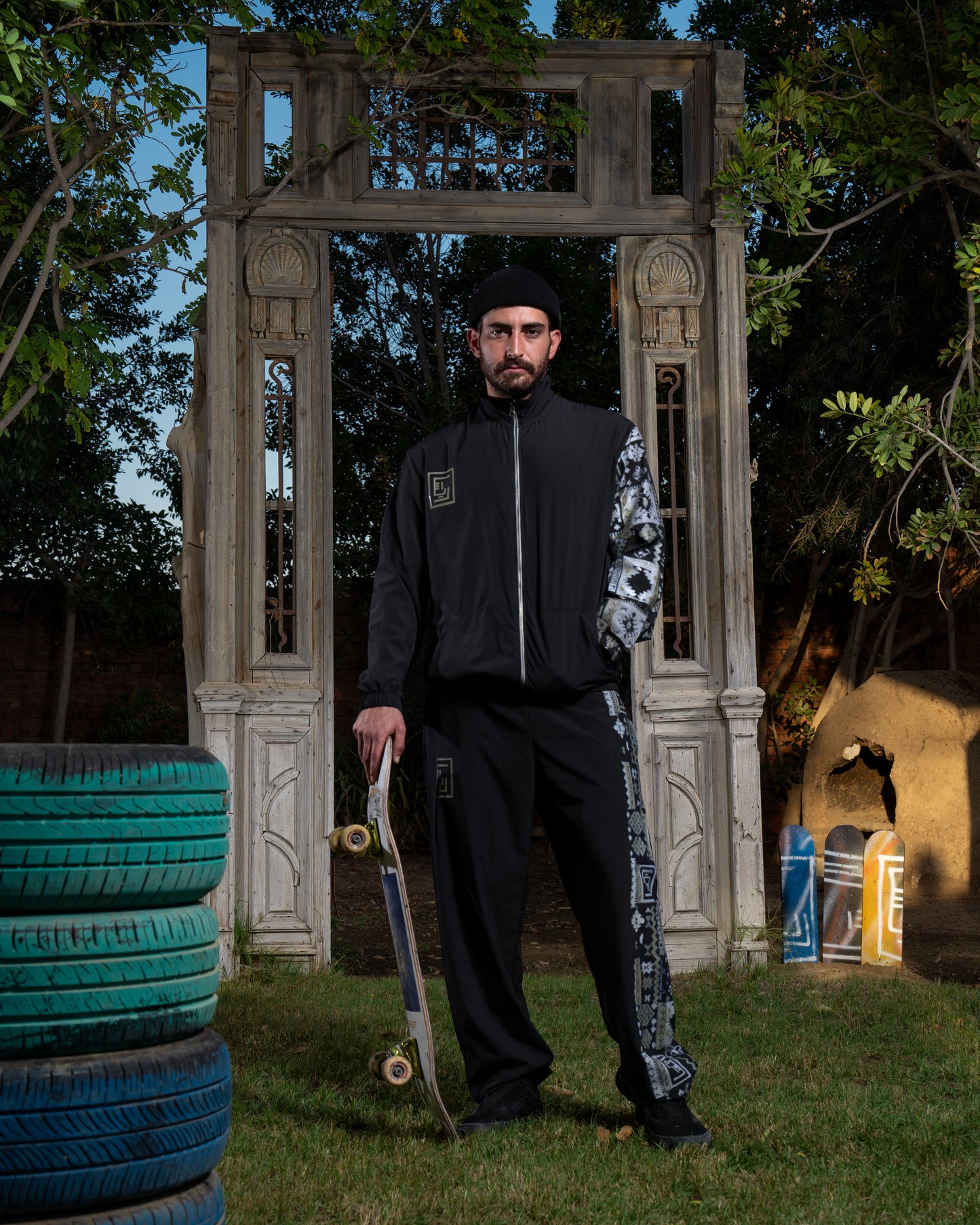 RIQSHA Tracksuit Jacket- Black