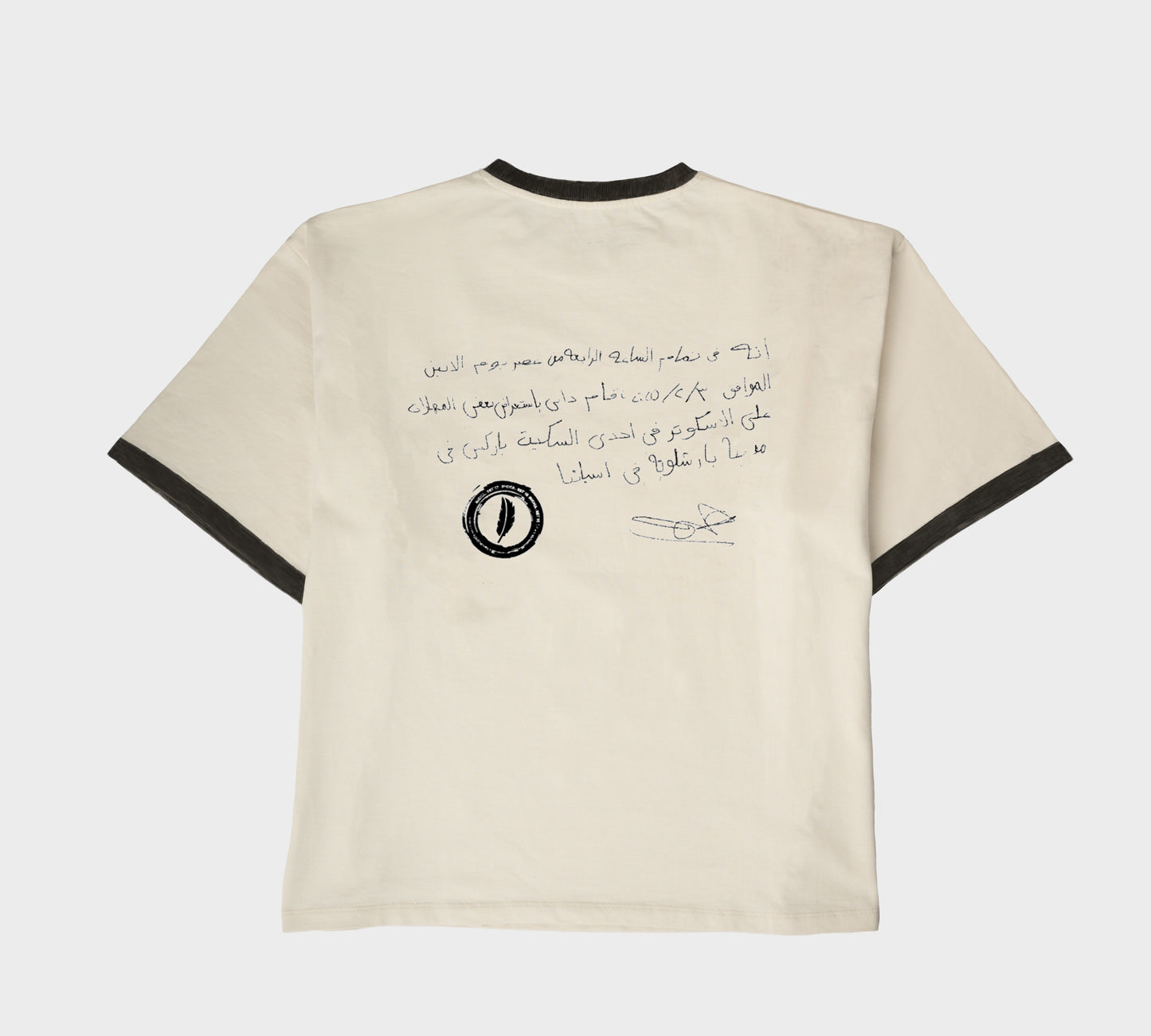 G01 Tee-Beige/Black