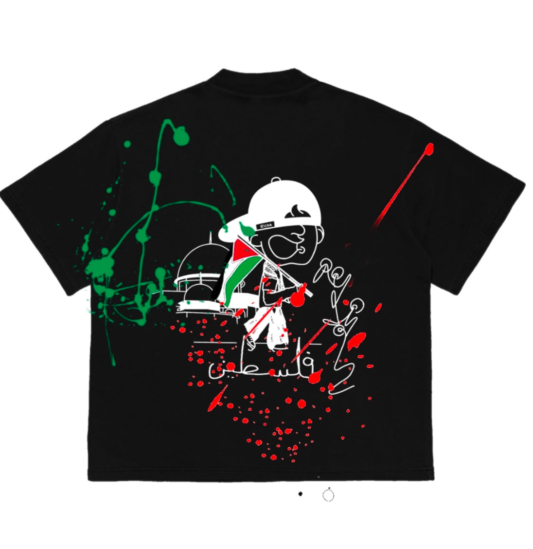 Palestine Black T-shirt
