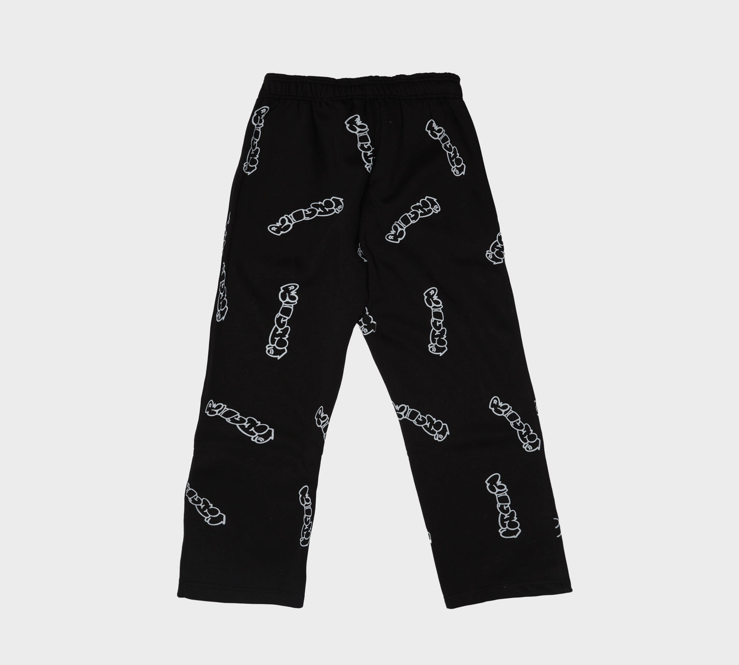 Patterned Black Richa Sweatpants