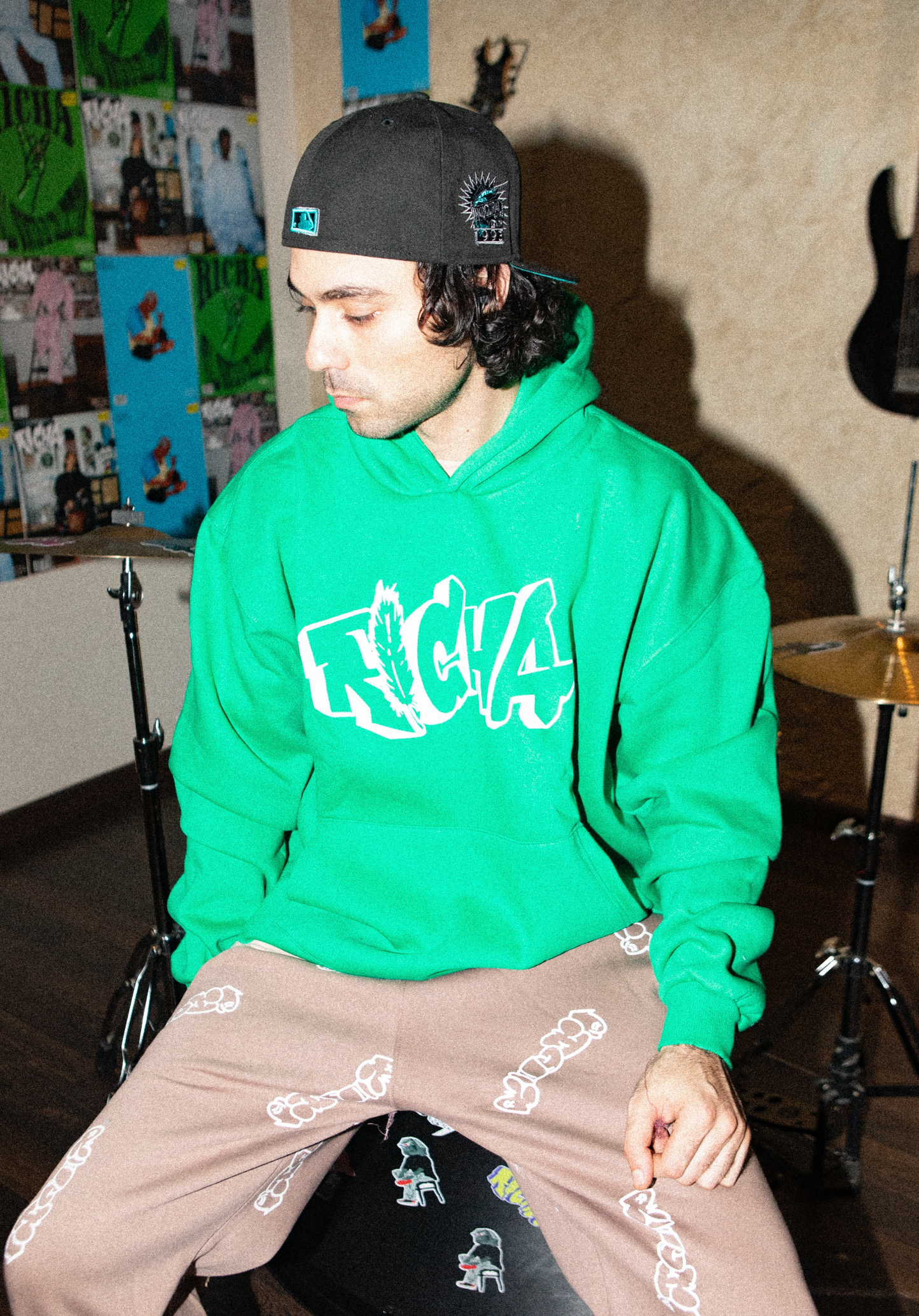 Green Basic Hoodie