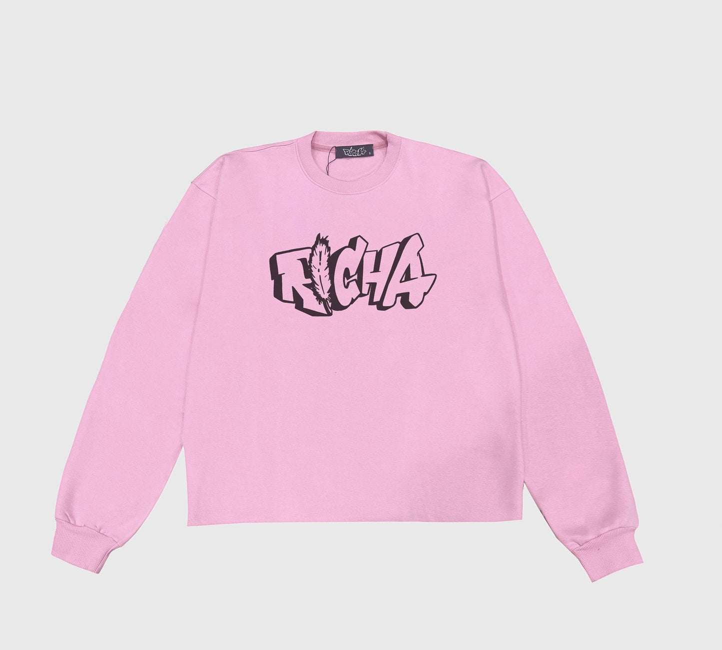 Pink Basic Crew Neck - Richa UAE