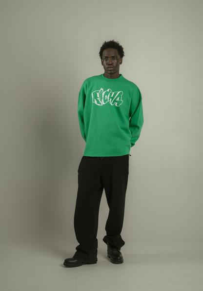 Green Basic Crewneck