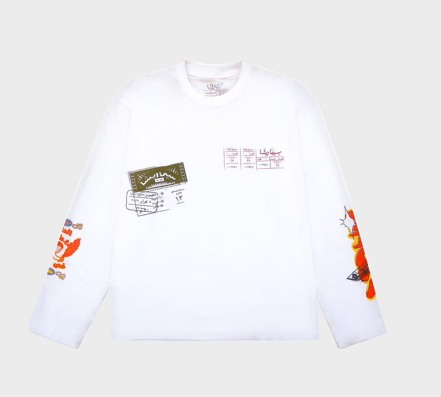 CimTic Long Sleeve T-shirt- White