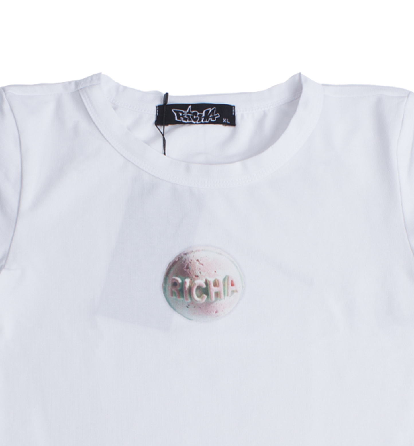 Bath Bomb Baby Tee- White