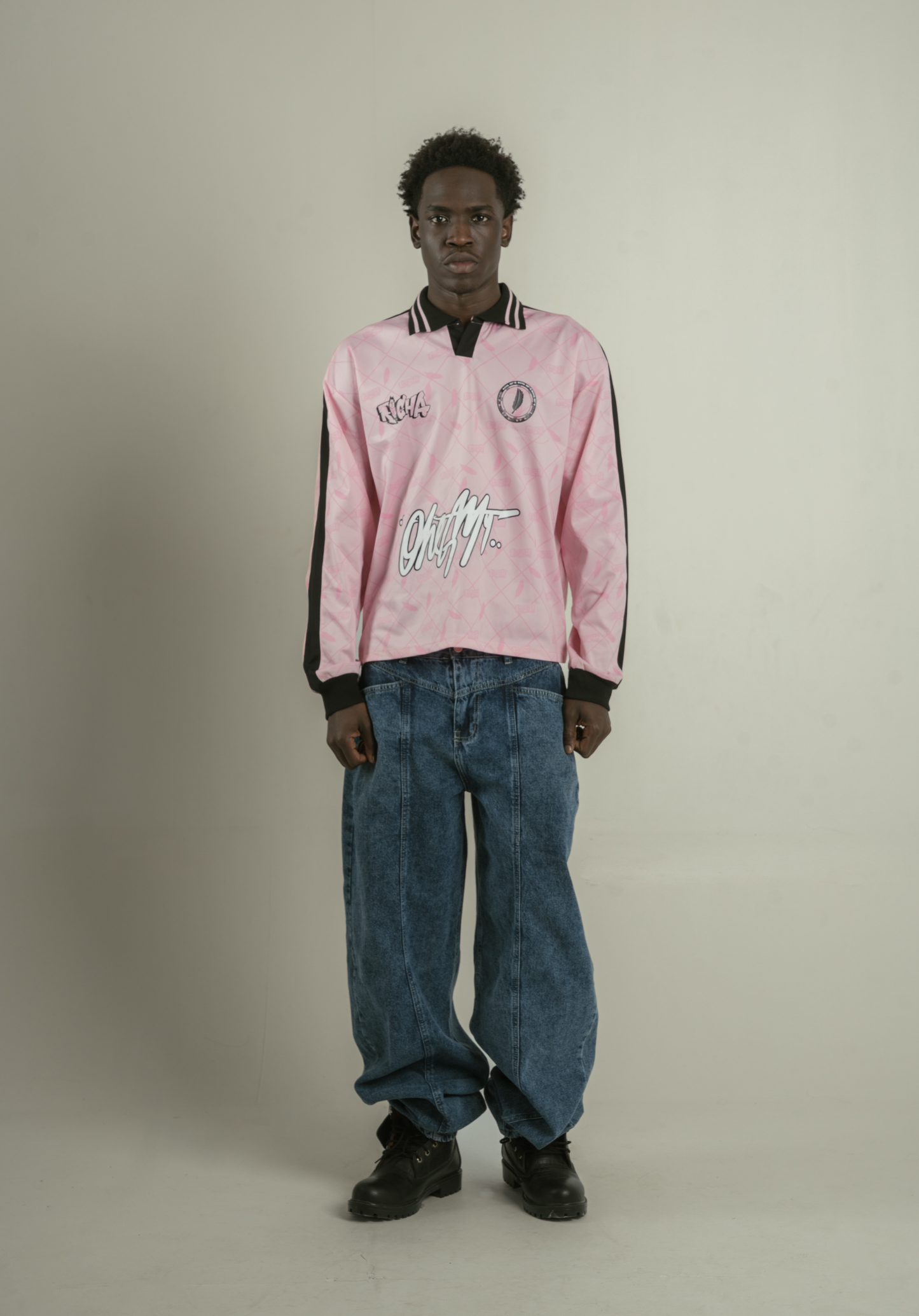 RICHA F.C. Jersey - PINK/BLACK