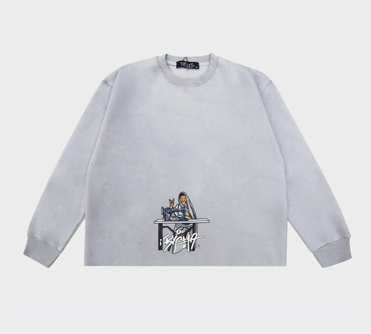 r&R®23 Grey Crewneck