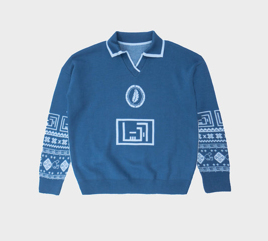 RIQSHA Knit Jersey- Blue