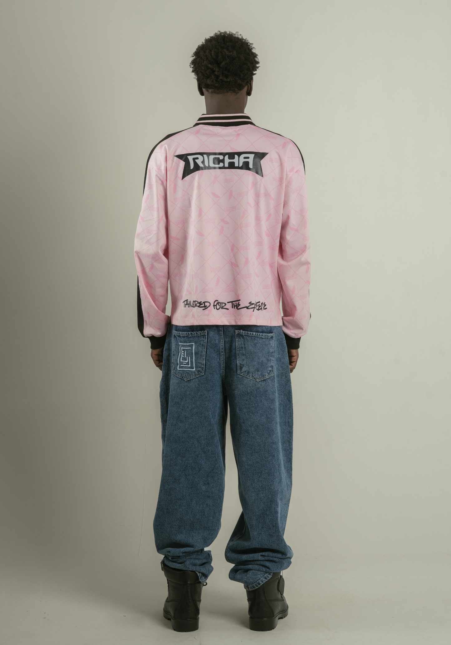 RICHA F.C. Jersey - PINK/BLACK