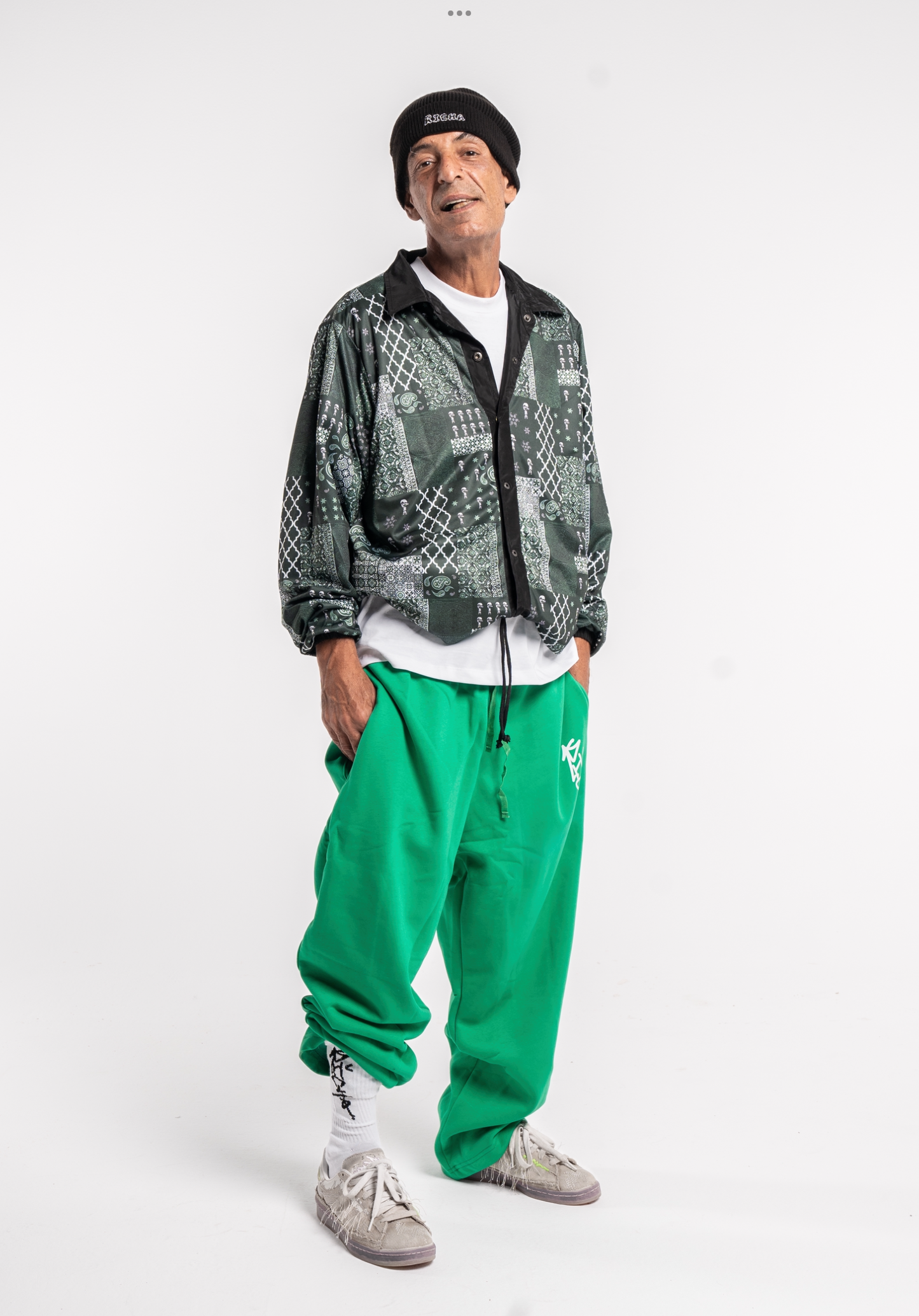 Green Richa Sweatpants