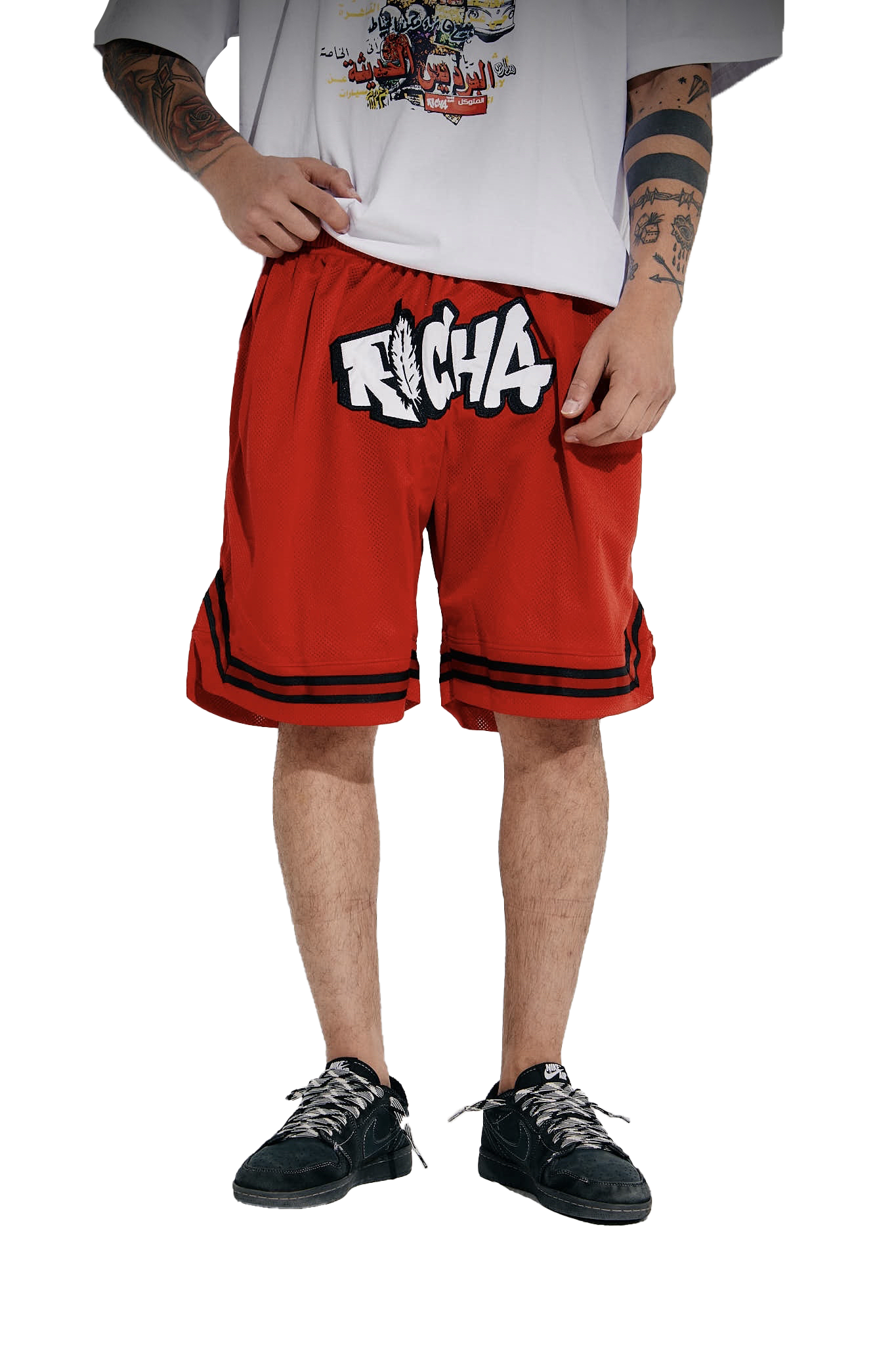 Red Basketball Shorts