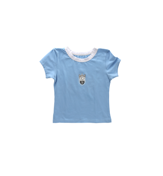 RICHA BABY TEE - BLUE/WHITE SS