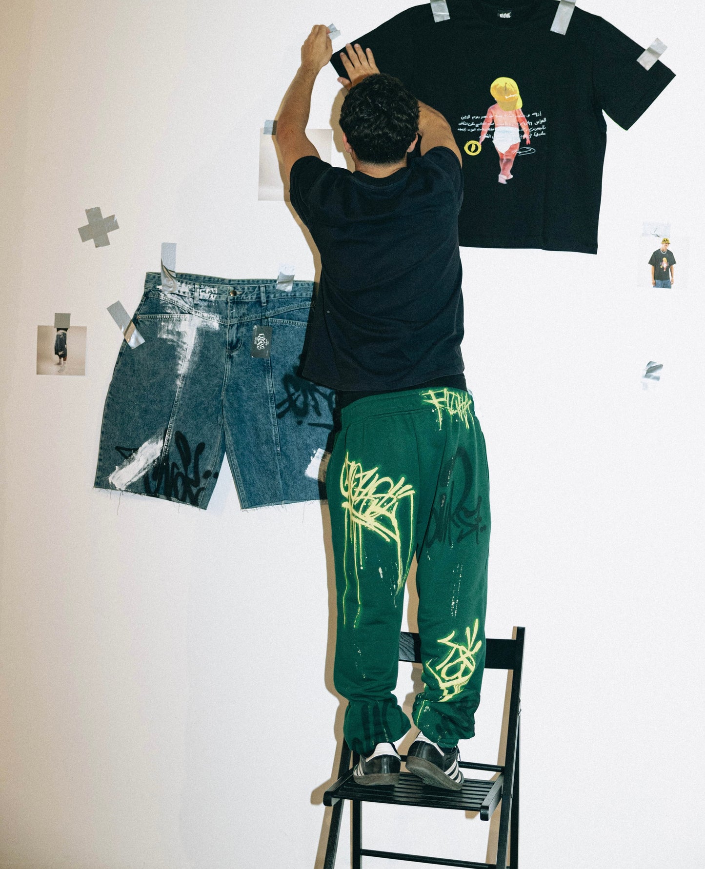 BRAZIL RICHA X TOXIK SWEATPANTS - OLIVE GREEN