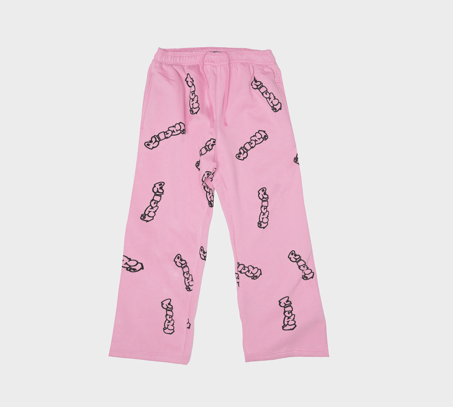 Patterned Pink Richa Sweatpants