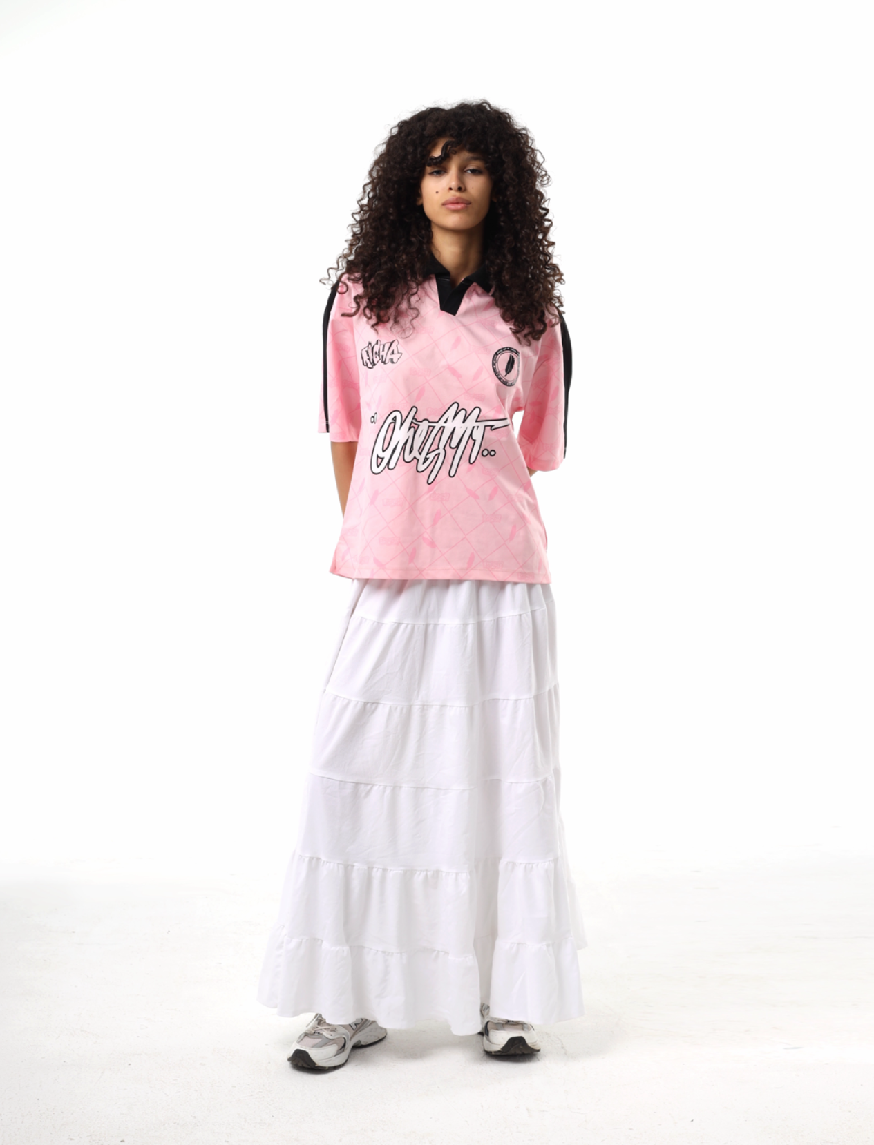 RICHA F.C. Jersey - PINK/BLACK