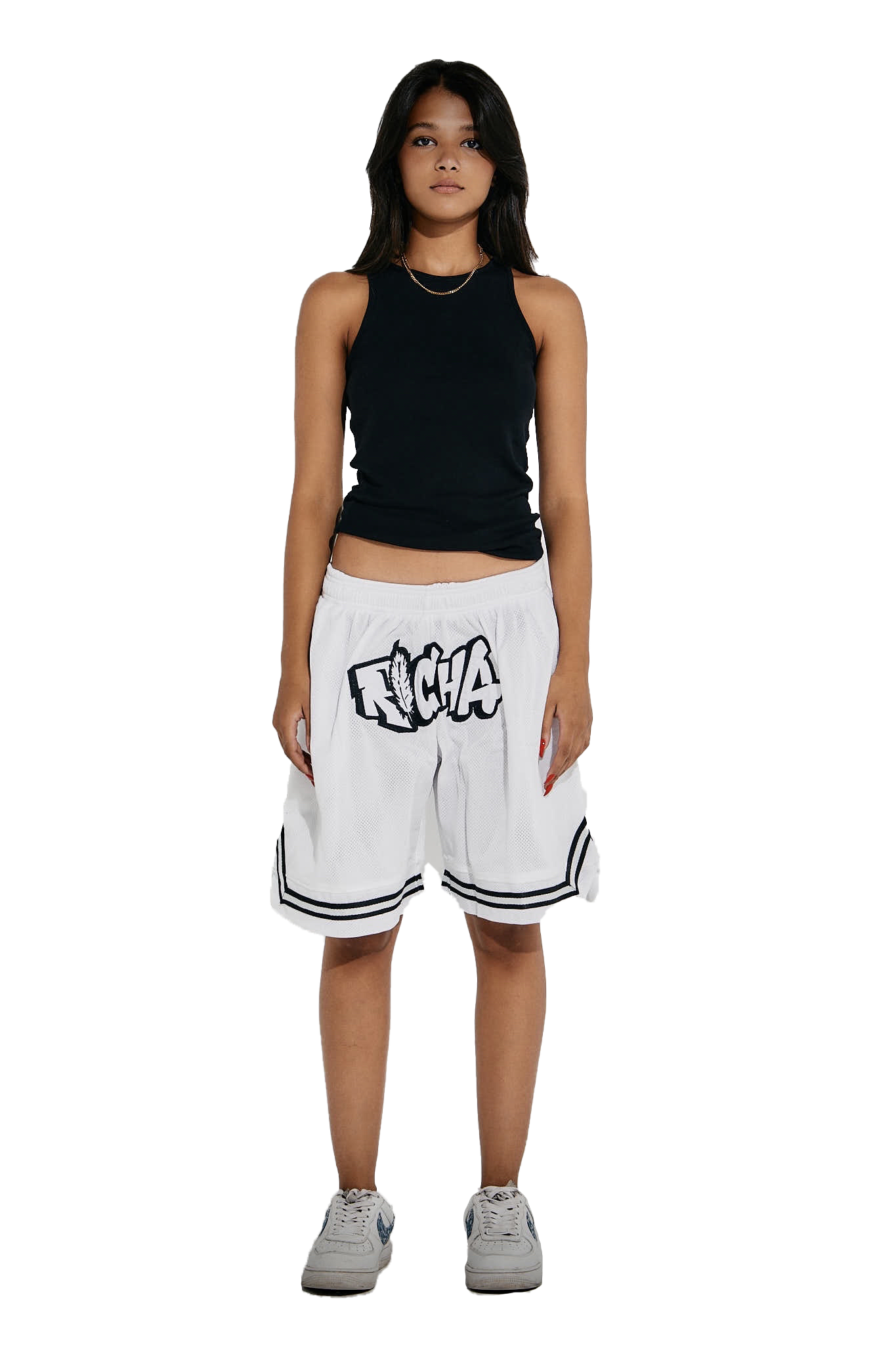 White Basketball Shorts