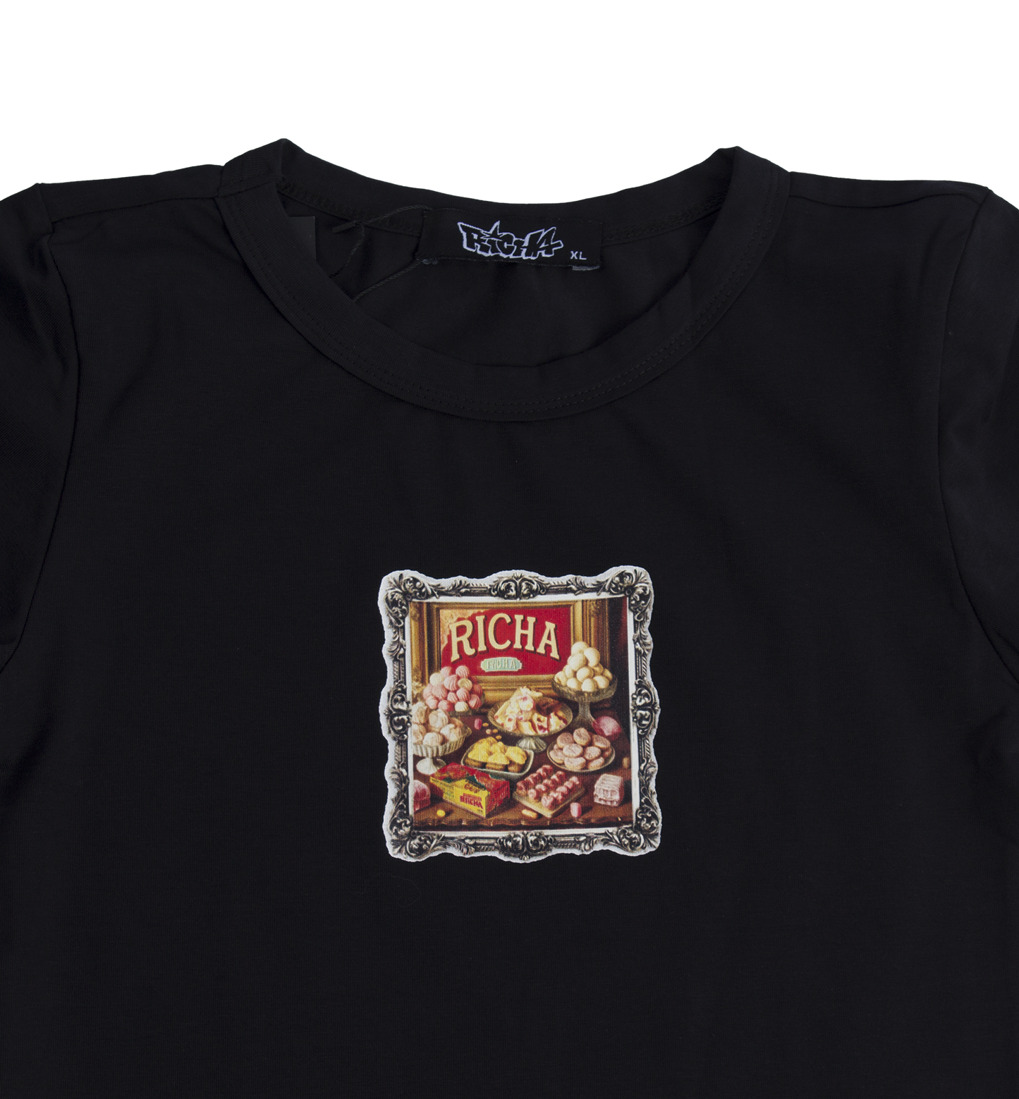 Carnival Baby Tee- Black