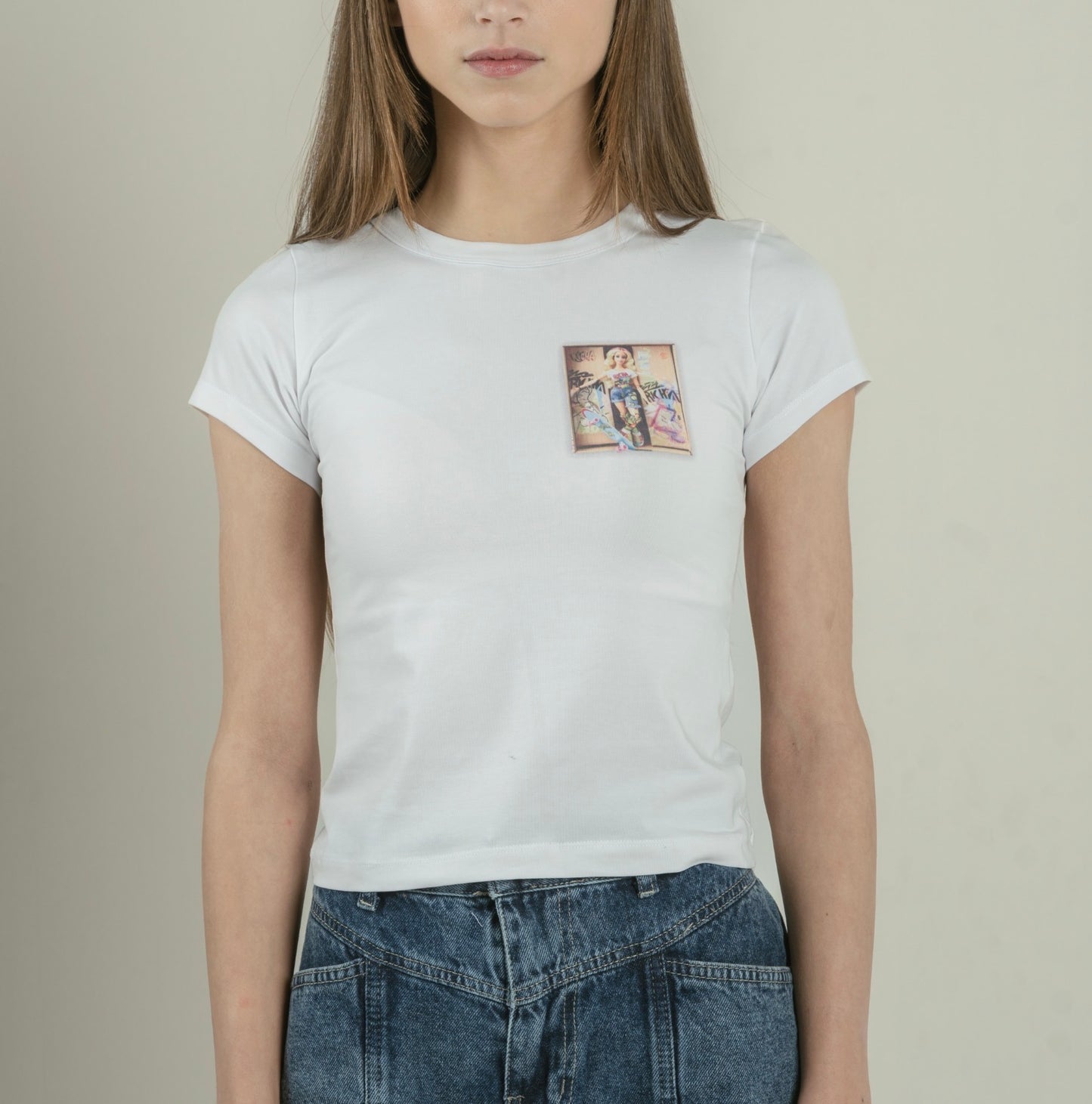 Barbie Richa Tank Top - White