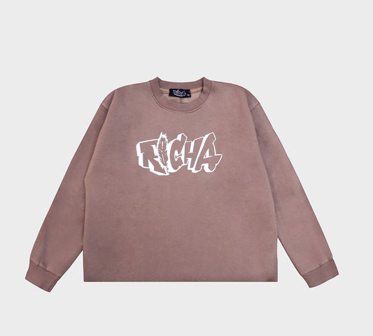 Brown Basic Crewneck