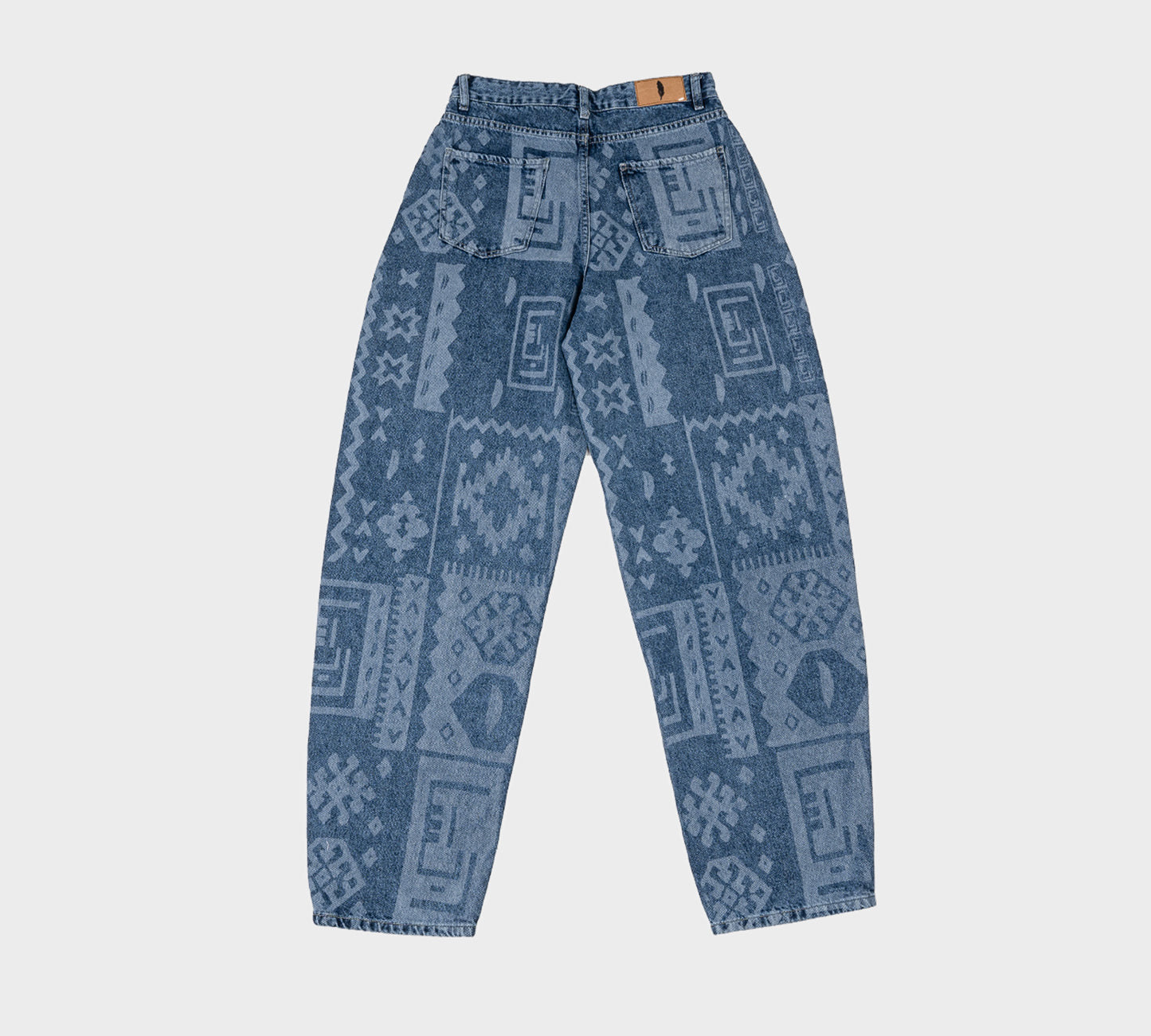 RIQSHA Pattern Denim Pants