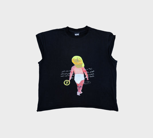 G01 Muscle Tee- Black