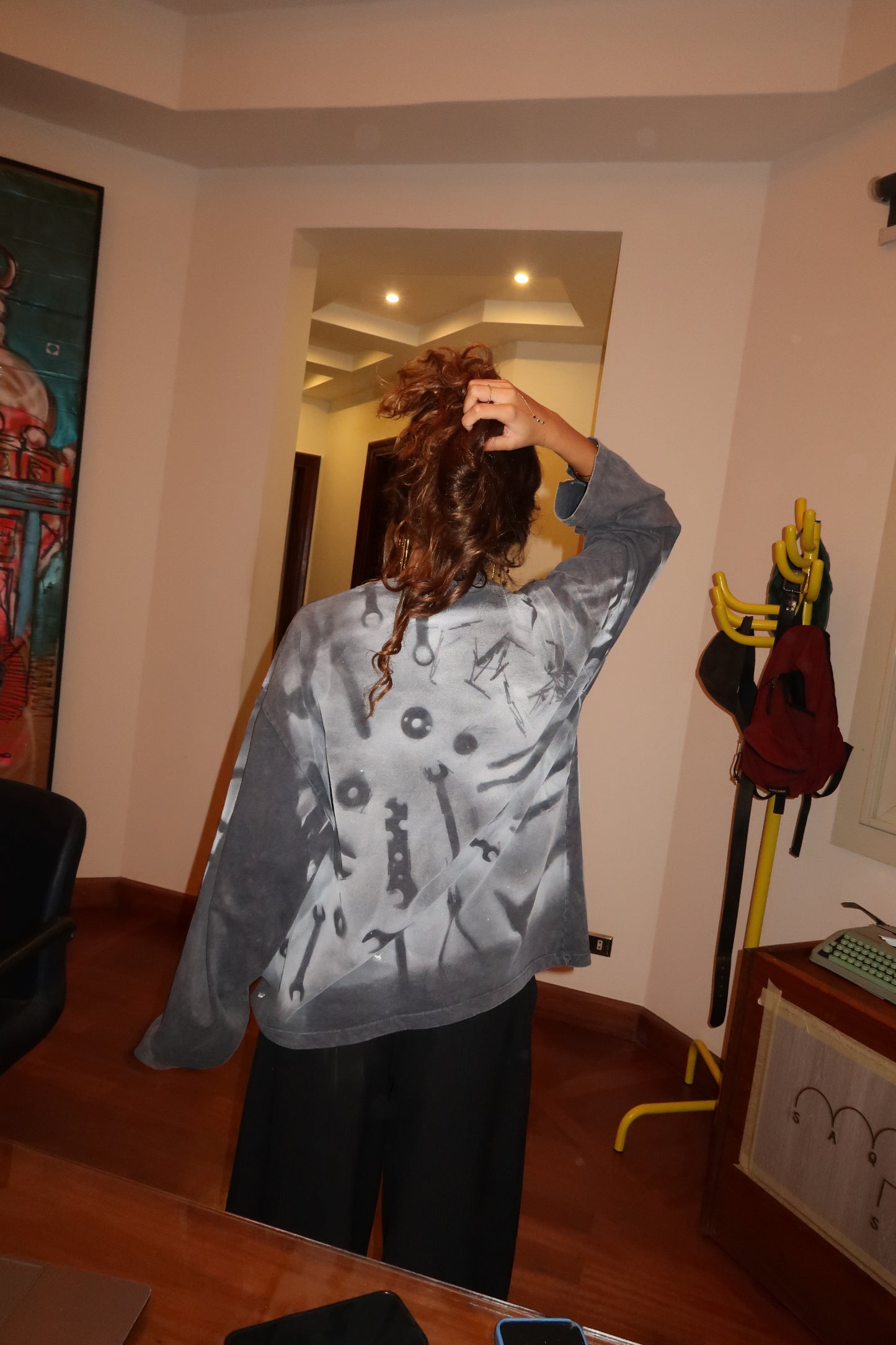 5A01 Richa Long Sleeve- Grey Washed