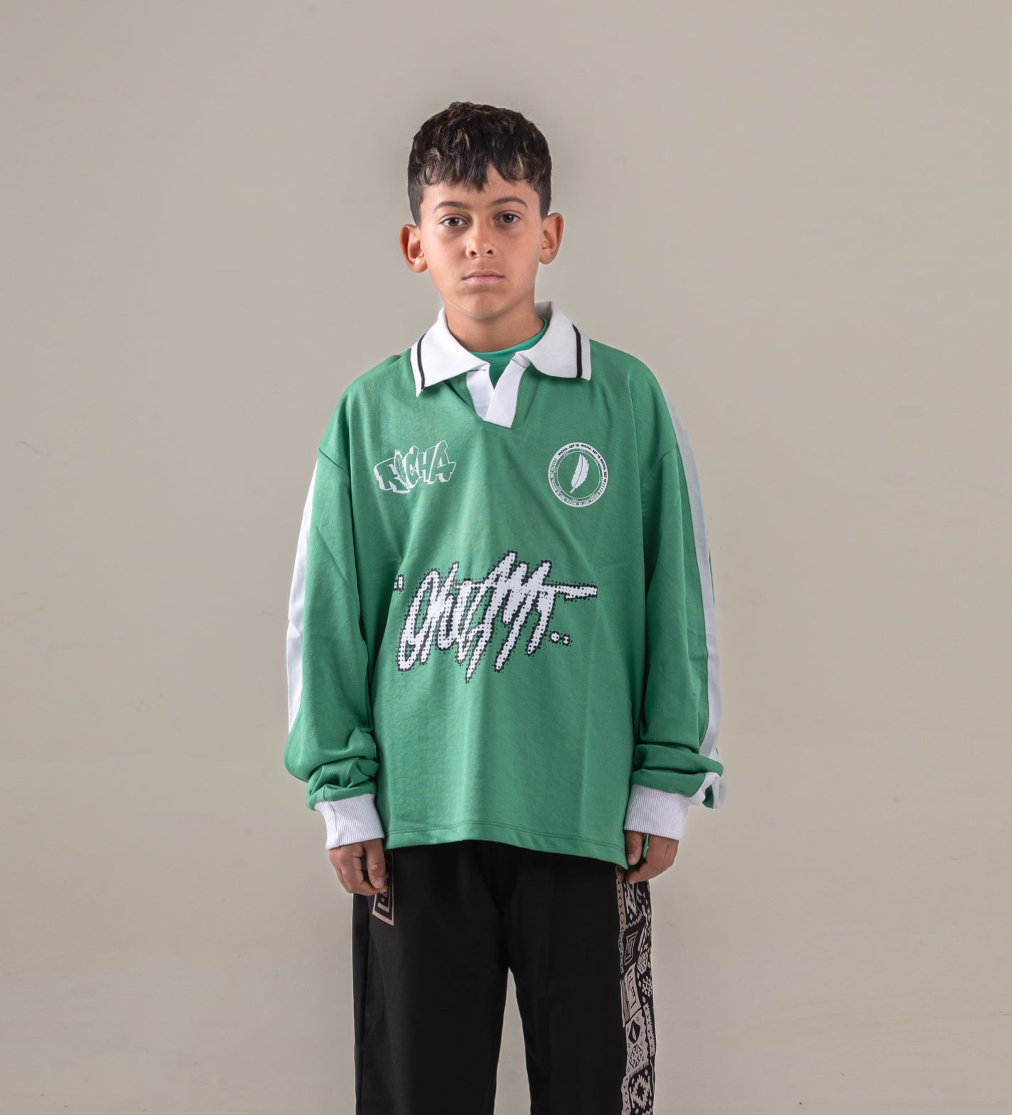 RICHA F.C. Jersey - GREEN/WHITE