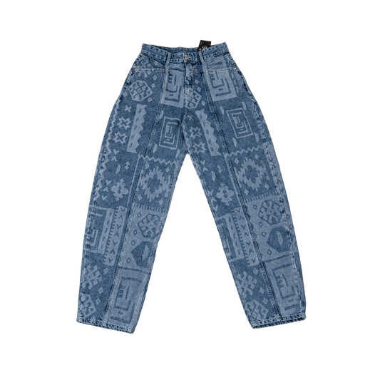 RIQSHA Pattern Denim Pants