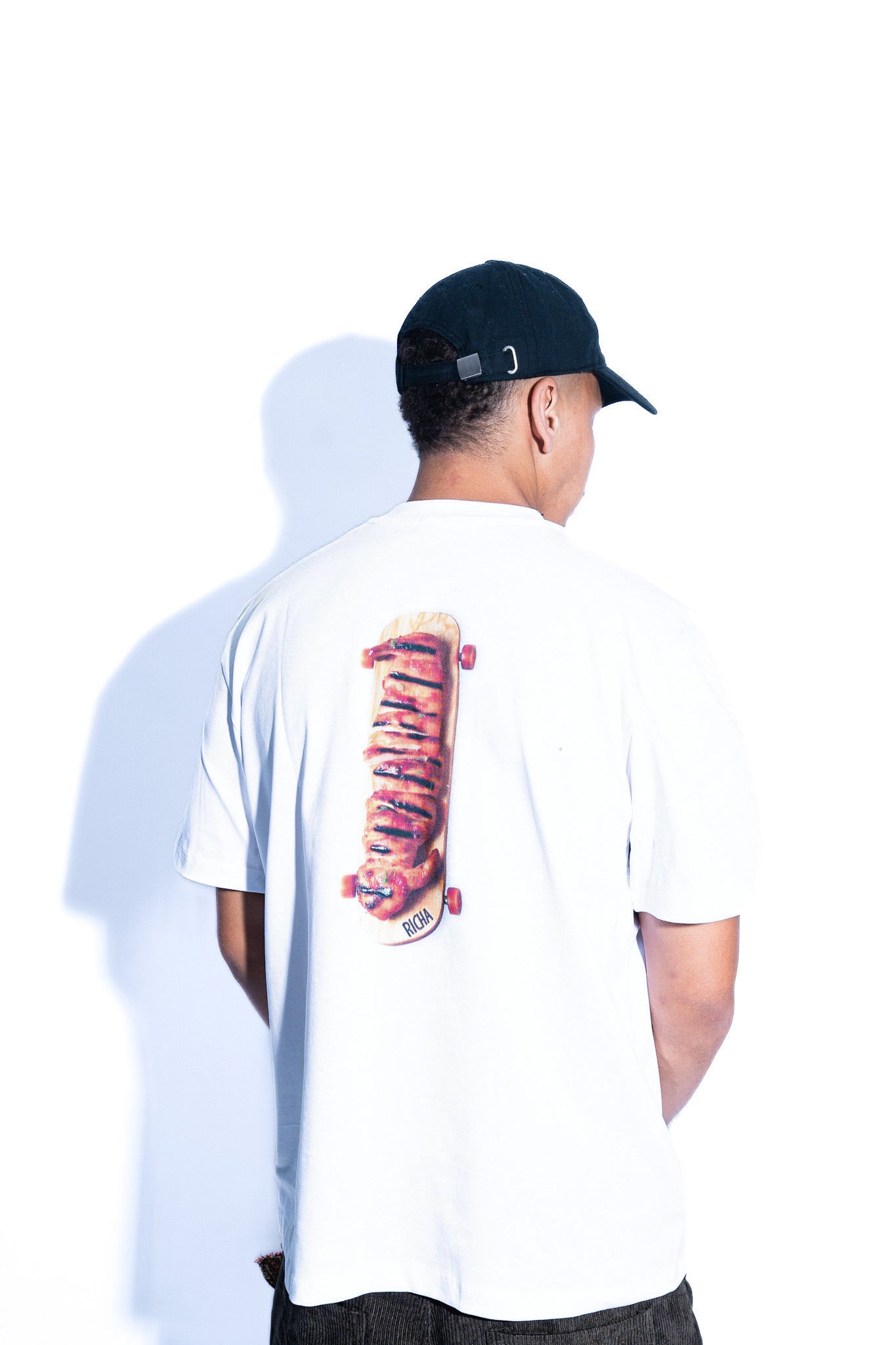 Grilled Chicken Tee/ White