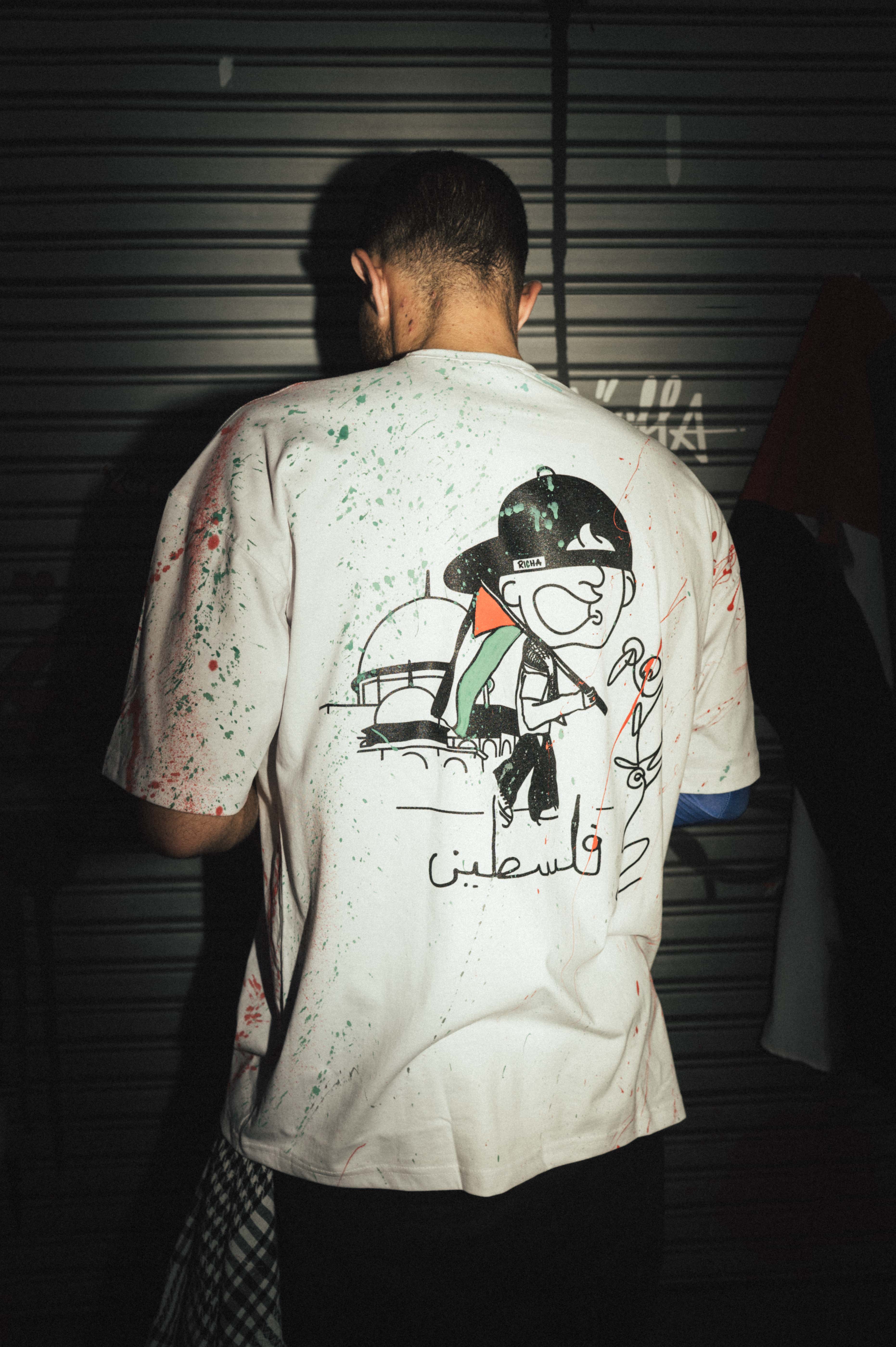 Palestine White T-shirt