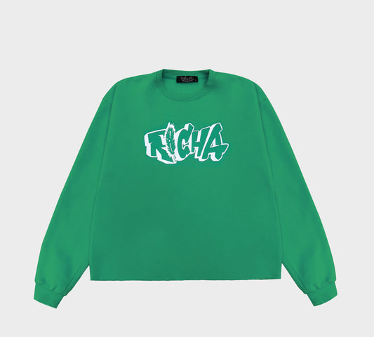 Green Basic Crewneck