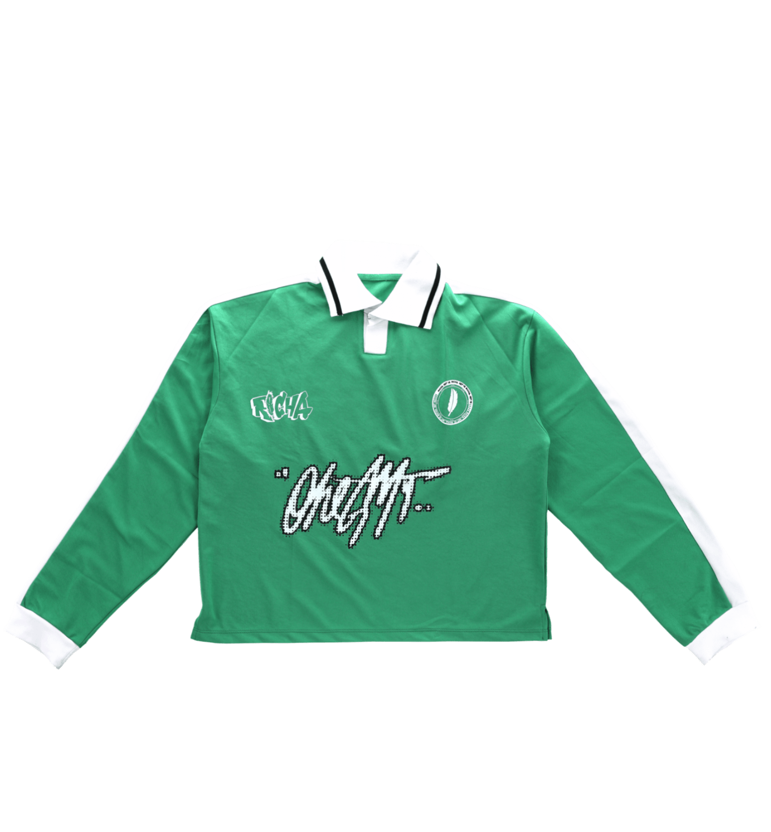 RICHA F.C. Jersey - GREEN/WHITE LS