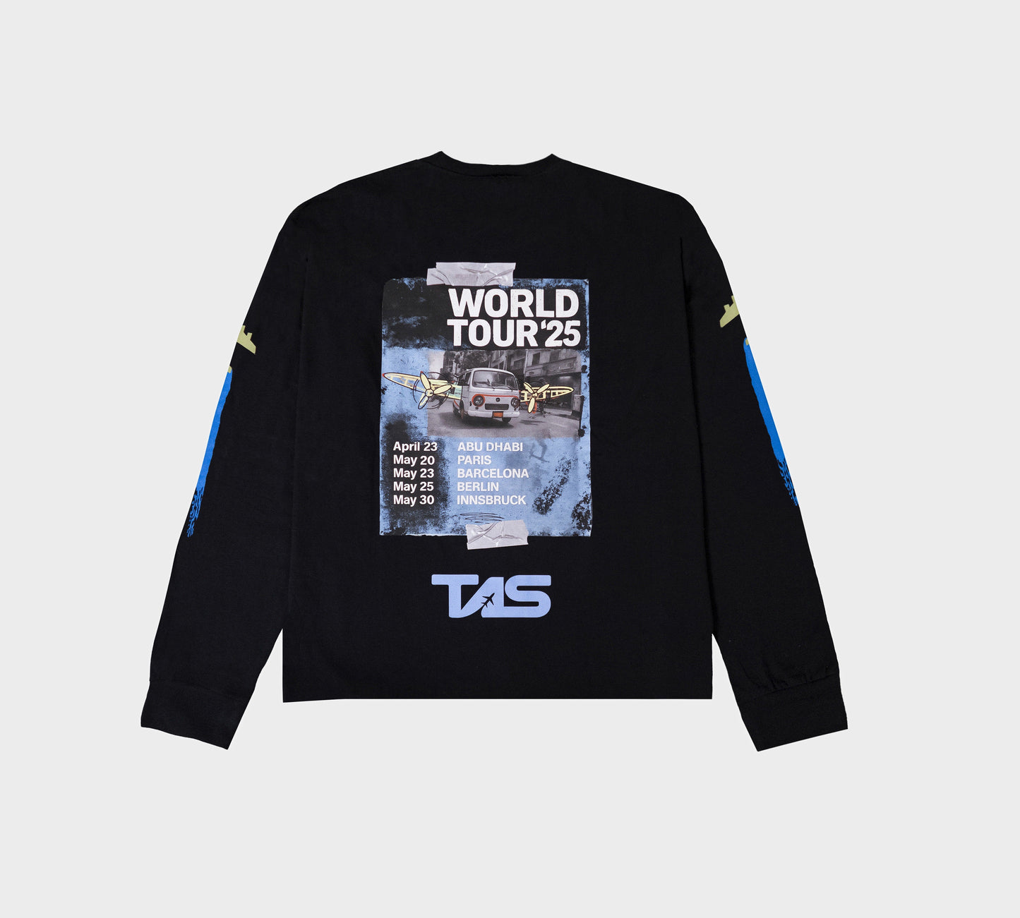 World Tour ‘25 Poster Long Sleeve T-shirt
