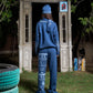 RIQSHA Knit Pants- Blue