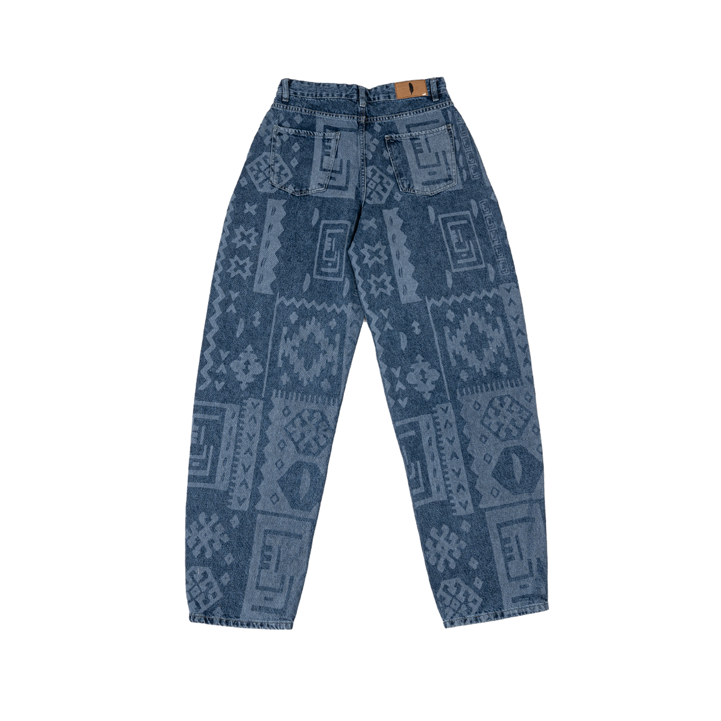 RIQSHA Pattern Denim Pants