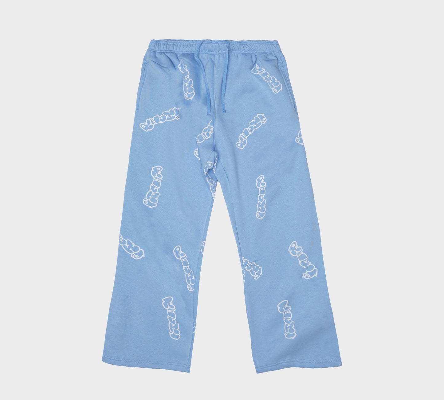 Patterned Blue Richa Sweatpants