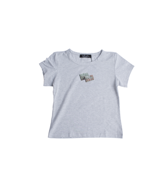 Soup Baby Tee- Grey