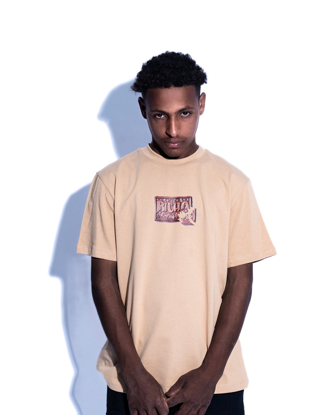 Chocolate Tee/ Beige