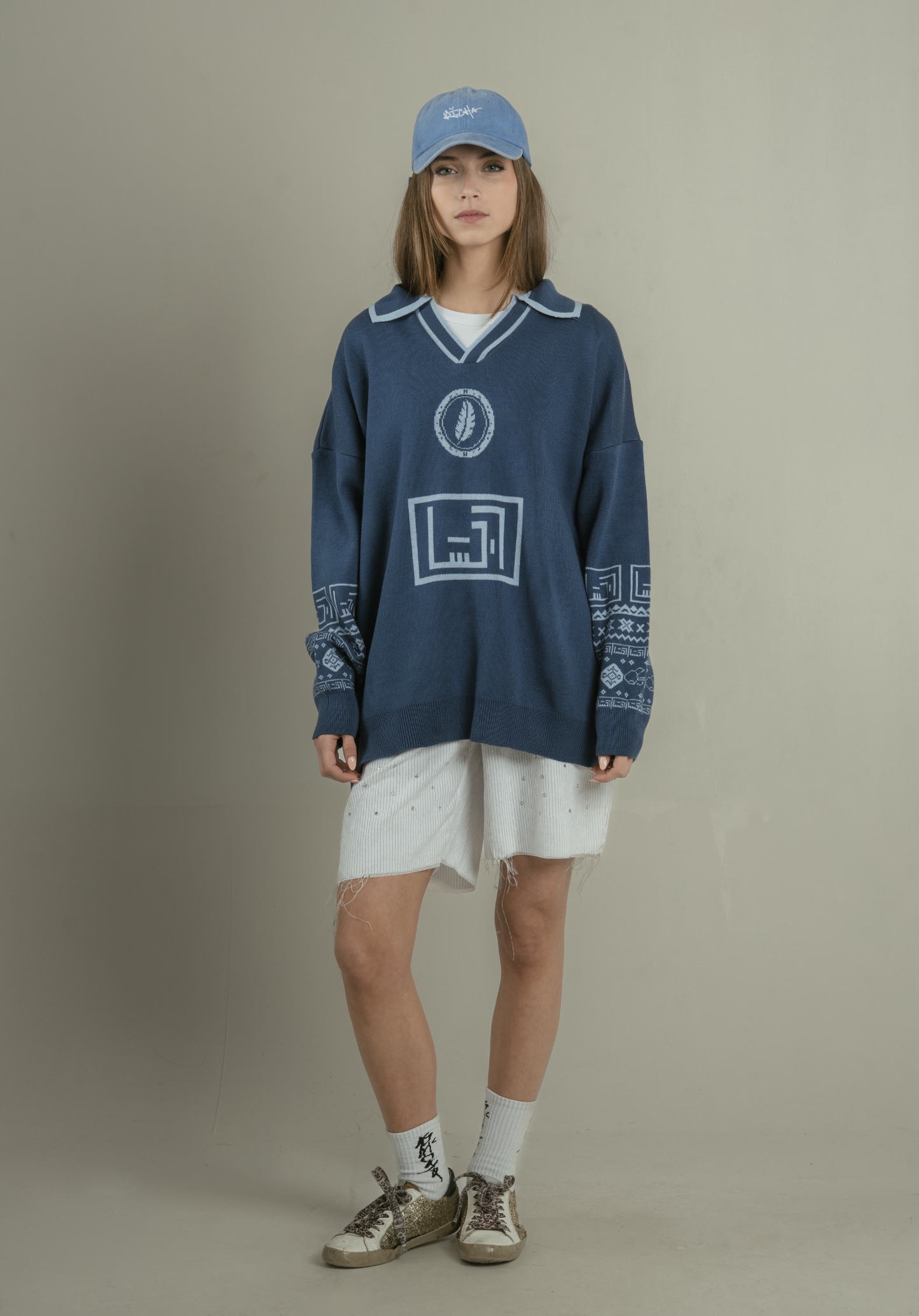 RIQSHA Knit Jersey- Blue