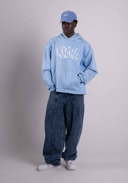 Blue Basic Hoodie