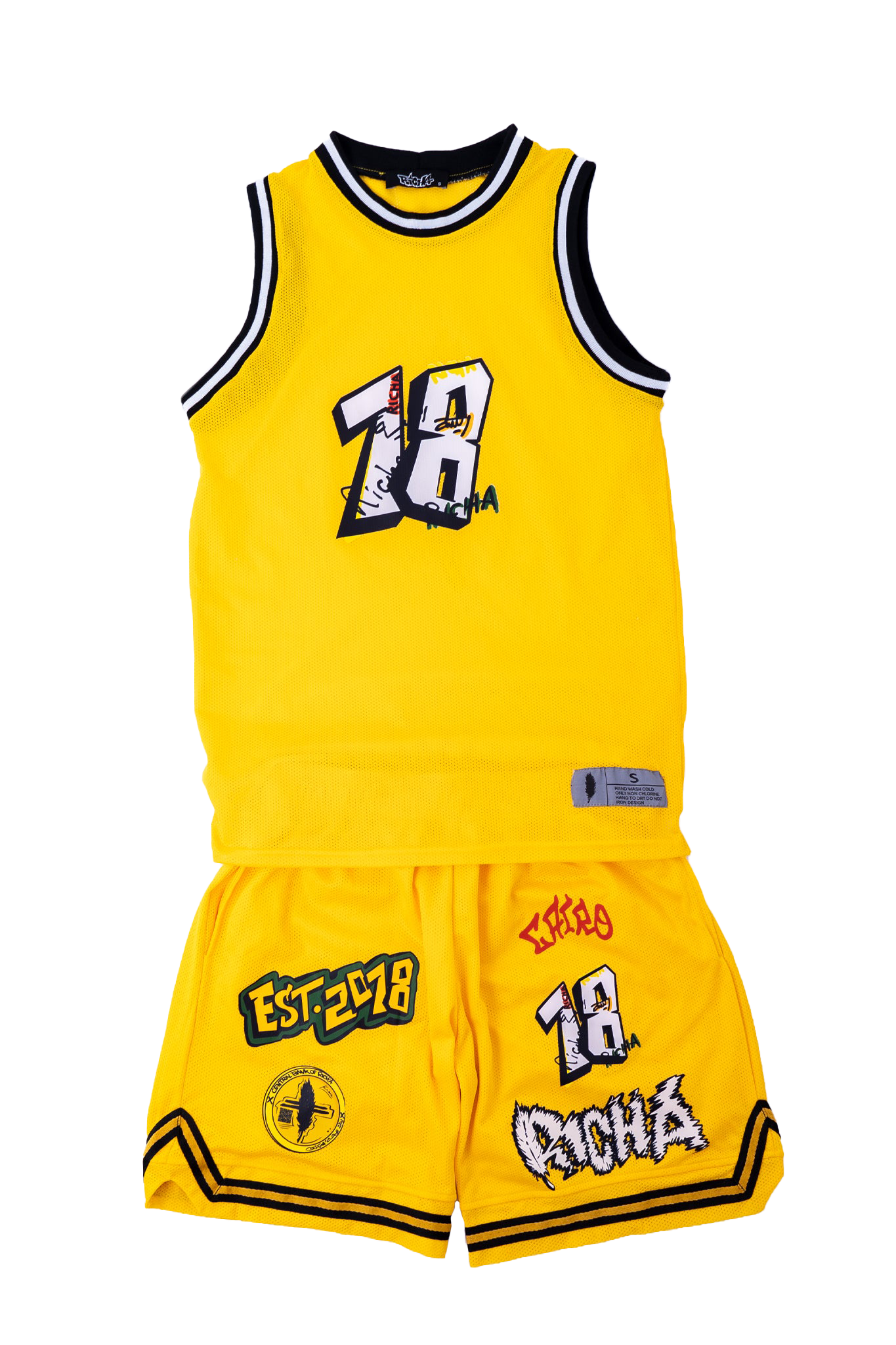 Yellow Basketball Jersey