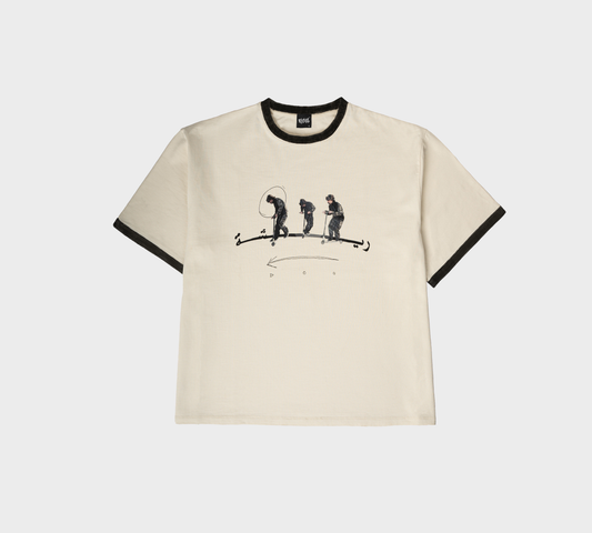 G01 Tee-Beige/Black