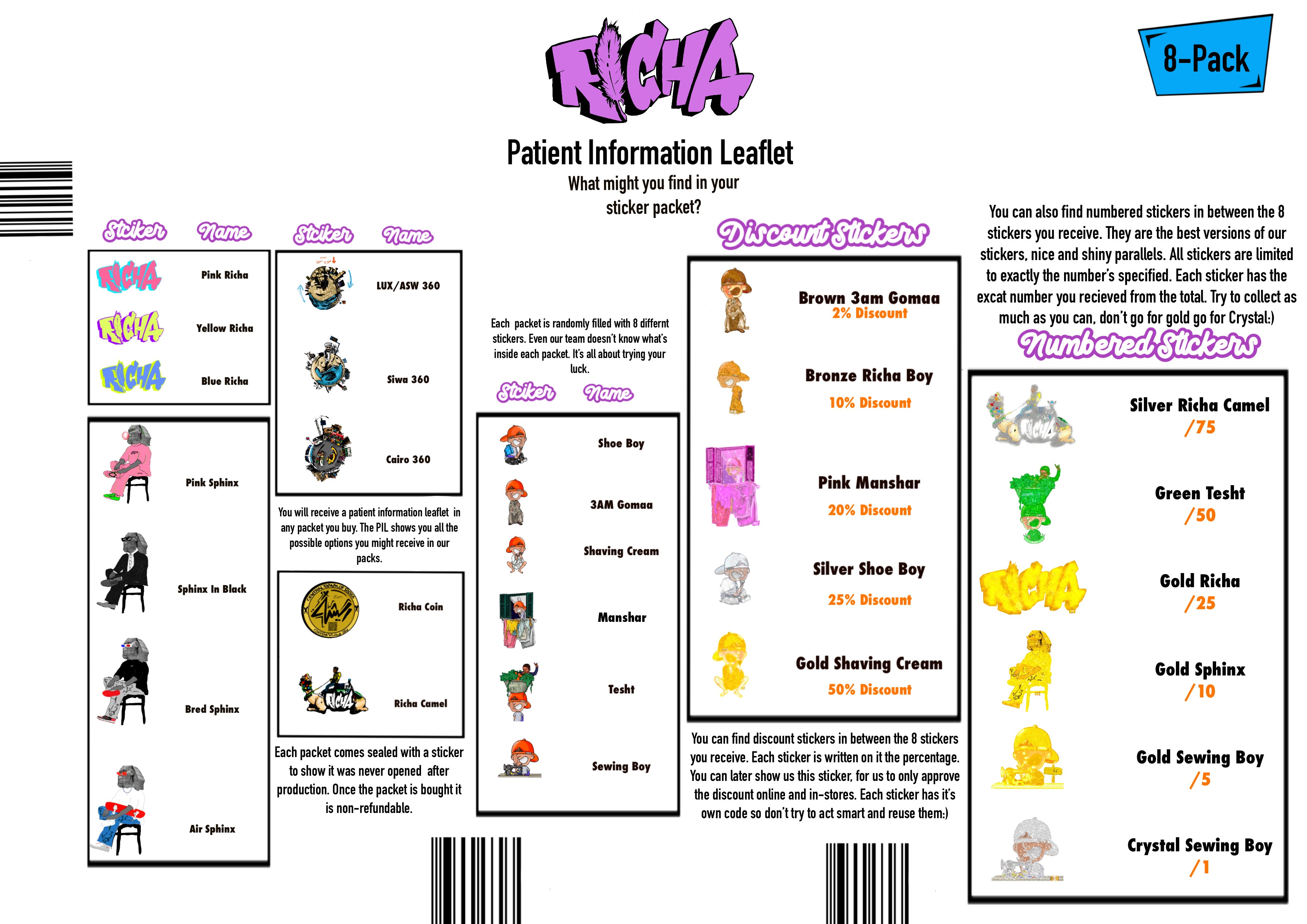 Richa® Sticker Pack