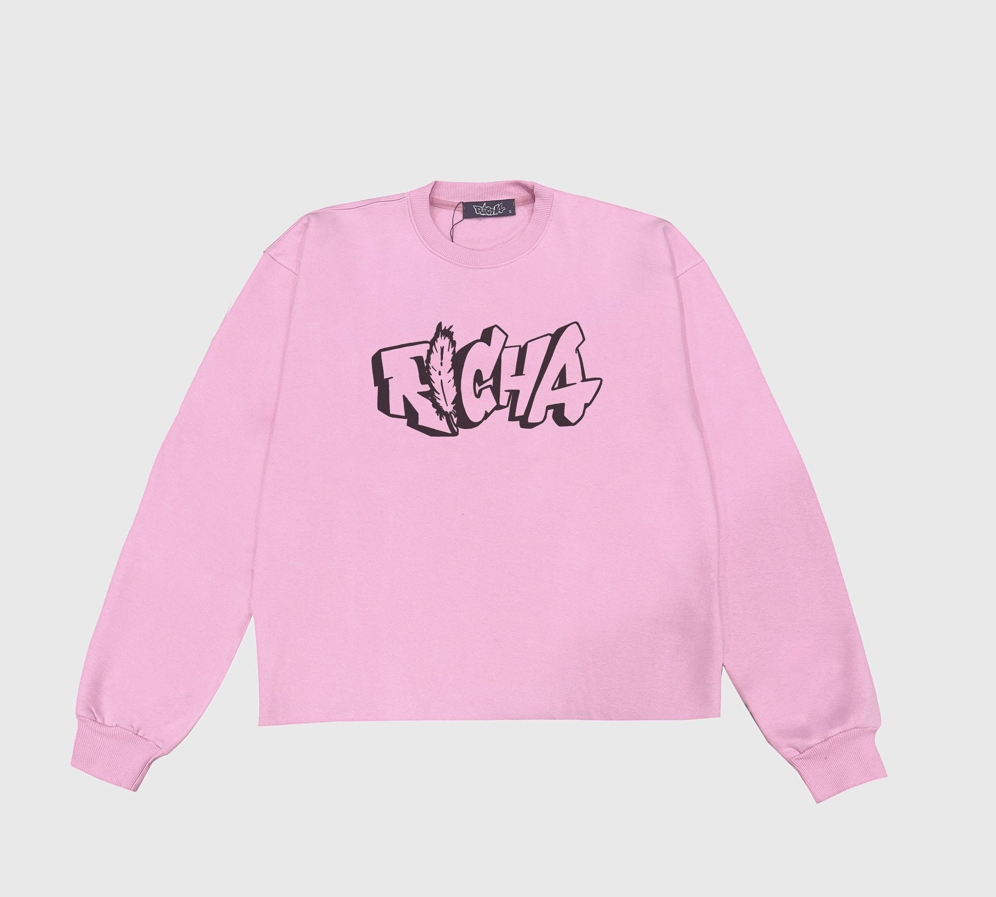 Pink Basic Crew Neck - Richa UAE