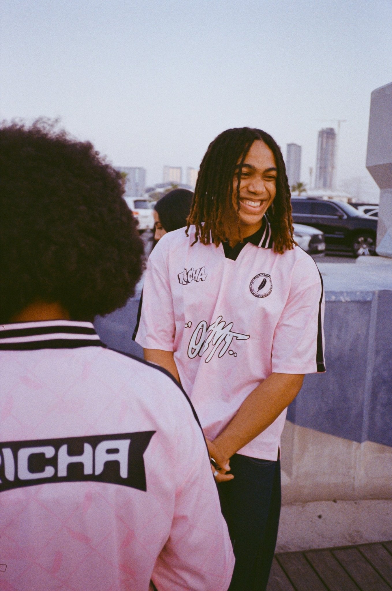 RICHA F.C. Jersey - PINK/BLACK - Richa UAE