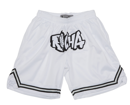 White Basketball Shorts