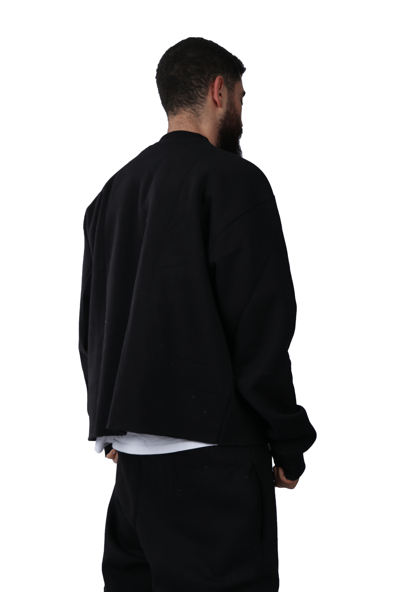 Black Basic Crew Neck - Richa UAE