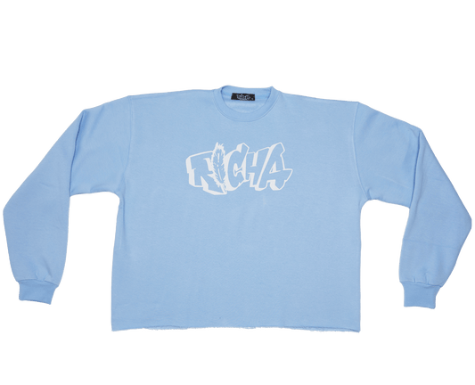 Blue Basic Crew Neck - Richa UAE