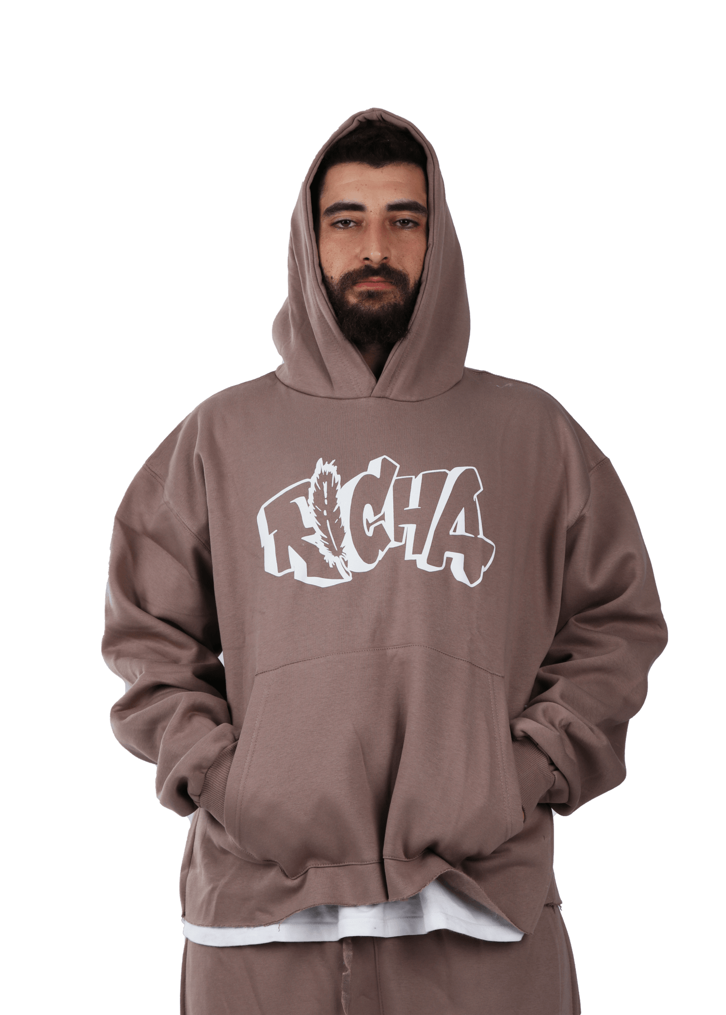 Brown Basic Hoodie - Richa UAE